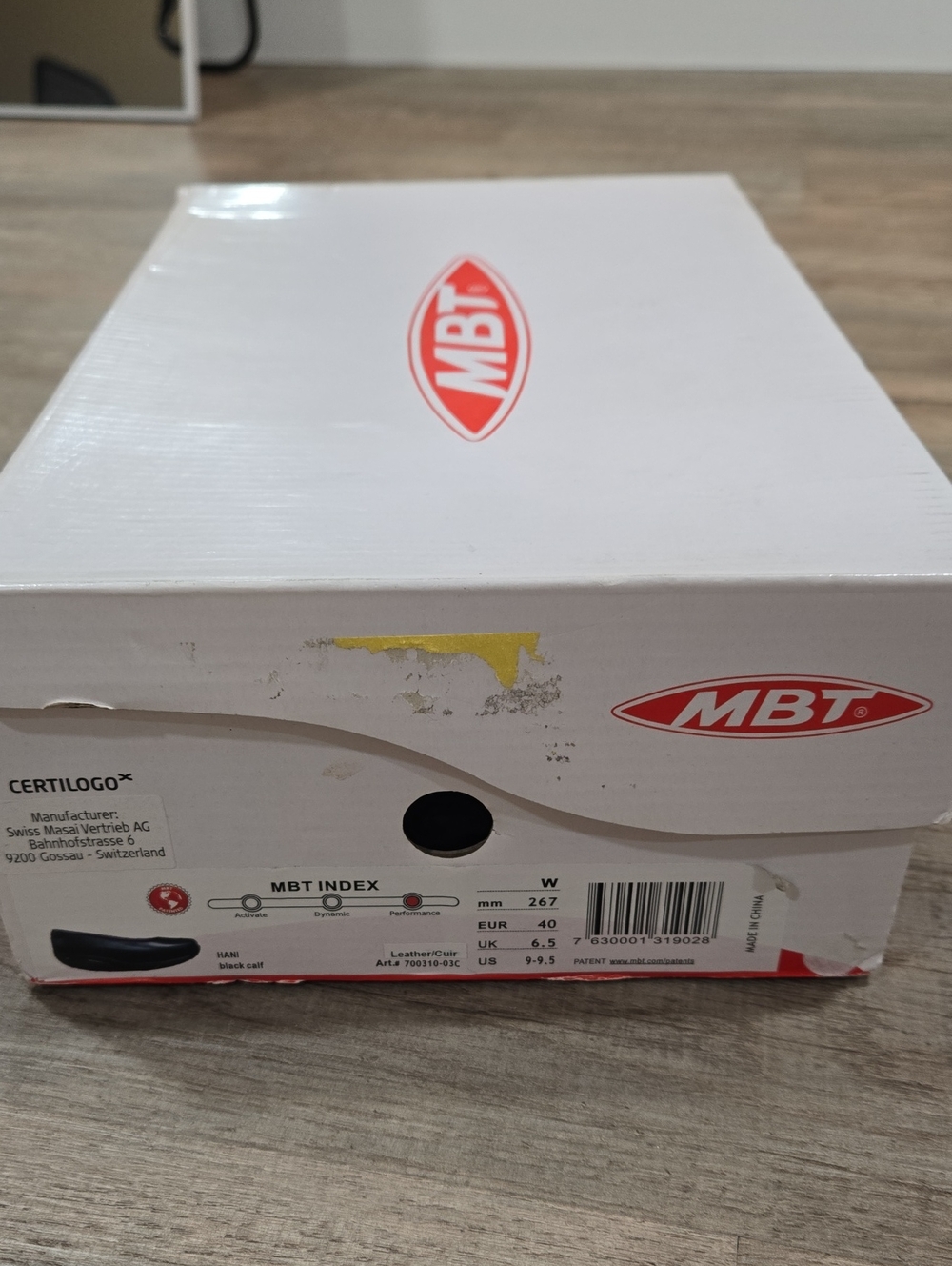 MBT Black Leather Flats NEW!!! - Picture 2 of 6